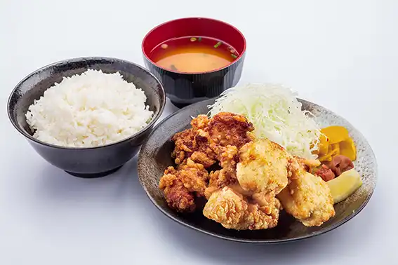 きしからミックス鶏唐揚げ定食（4個入り）